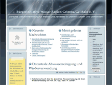 Tablet Screenshot of initiative-wasser-abwasser.de